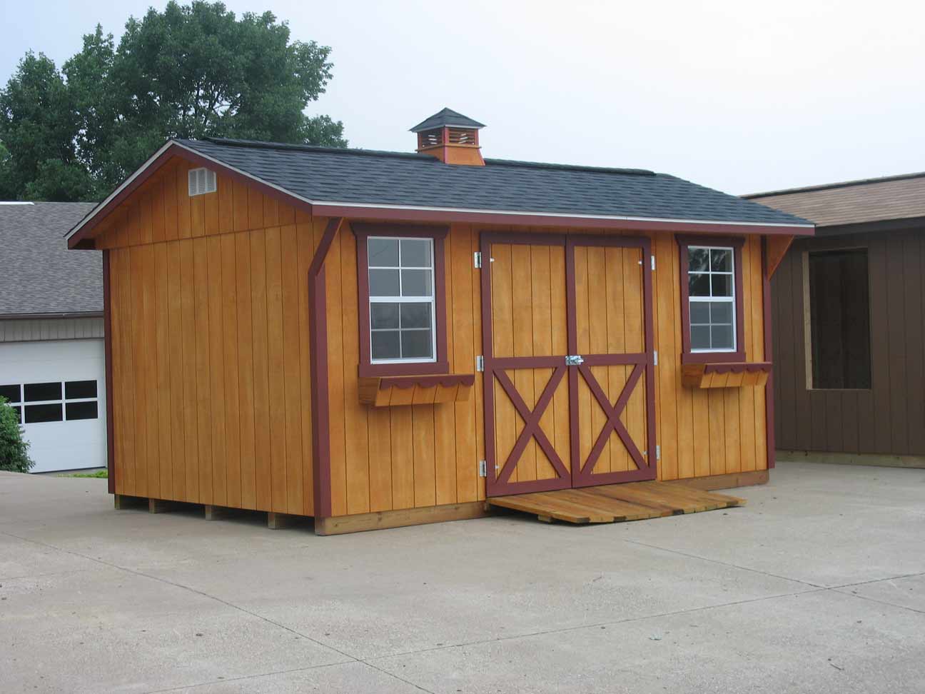 Carriage House Storage Shed Pricing &amp; Options List || Salem Structures 