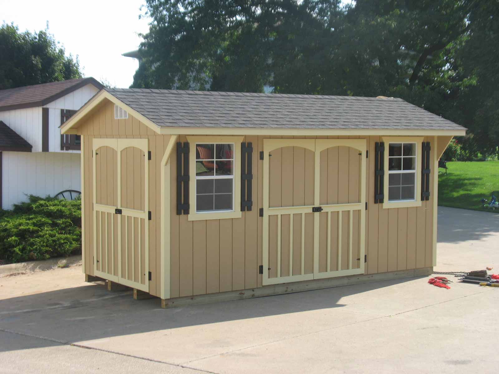  Storage Sheds / Carriage House Storage Shed Pricing &amp; Options List