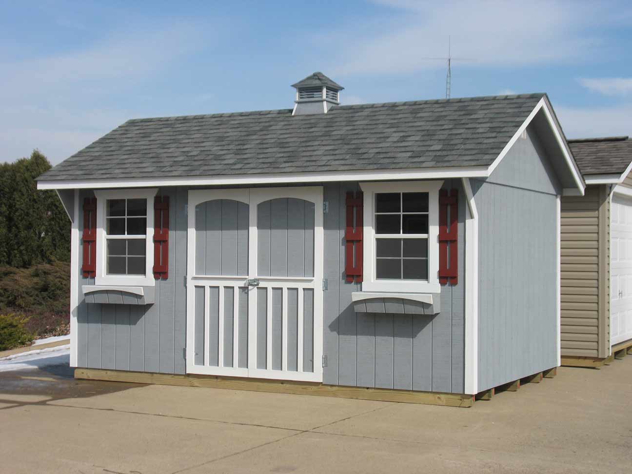  Storage Sheds / Carriage House Storage Shed Pricing &amp; Options List