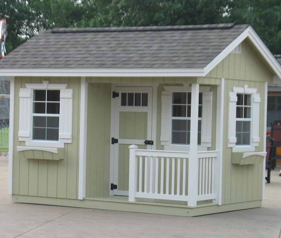 Cottage Shed with Porch Plans 15 X 20