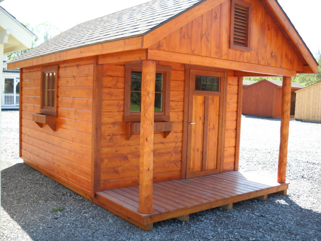 Style Sheds ('A' Frame) / 10×16 HORIZION CABIN SHED WITH 4FT PORCH
