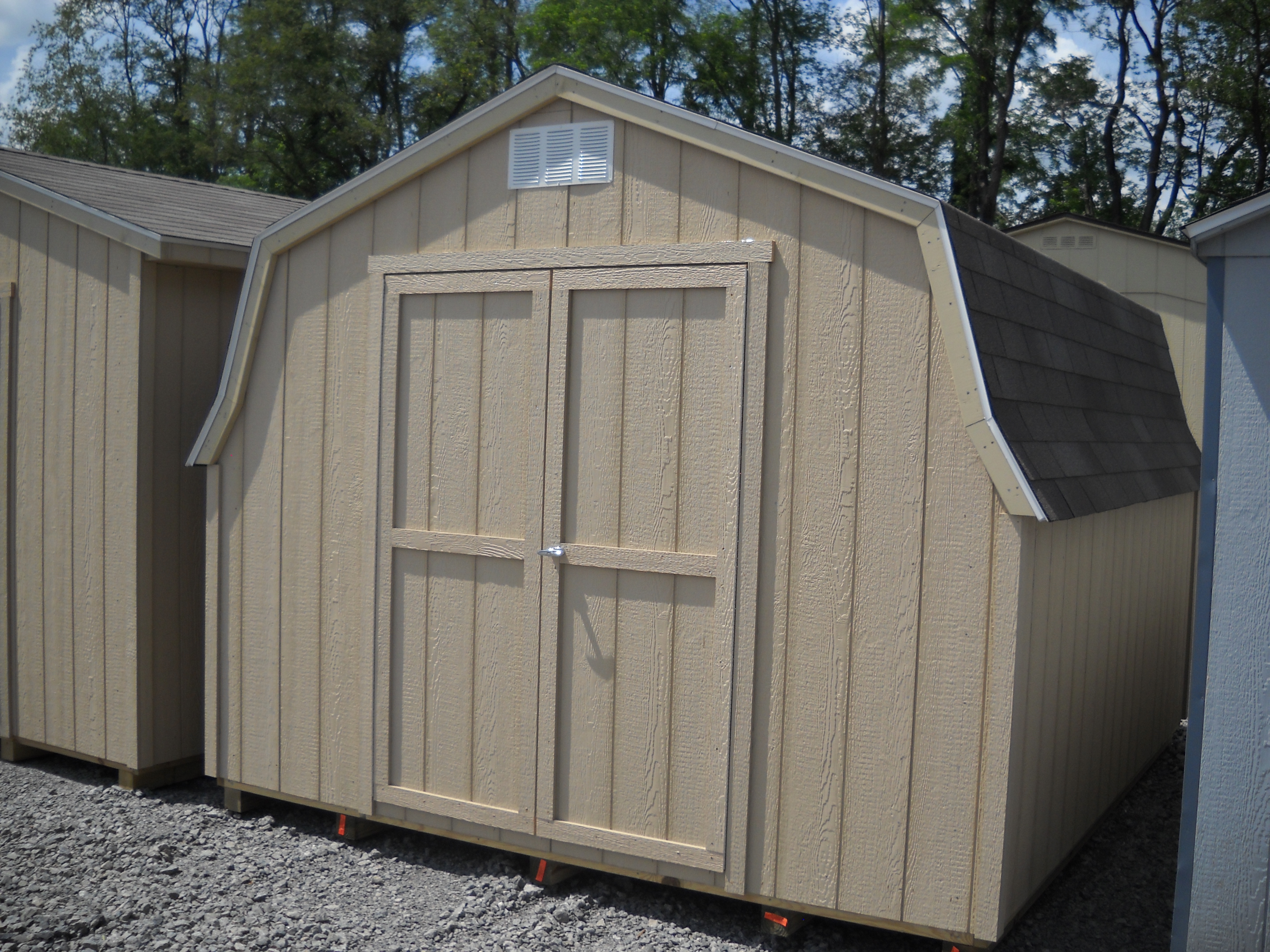  Items / 10×12 Boston Storage Shed – Unpainted, Primed, Clearance