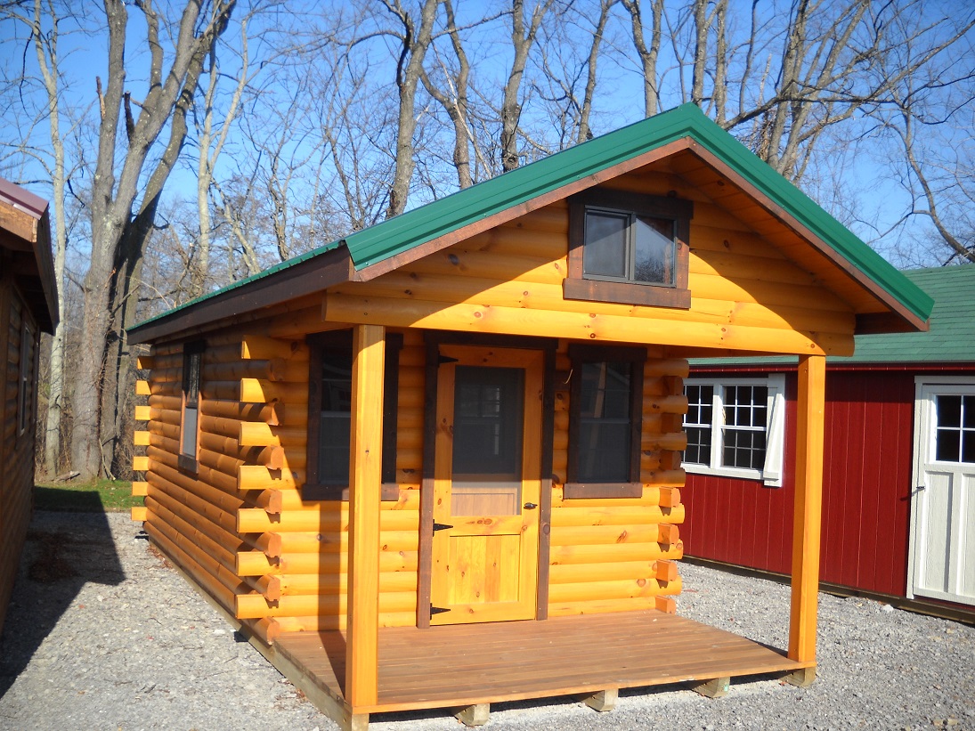 Home / Cabins / Log Cabins / 10×24 Hunter Log Cabin