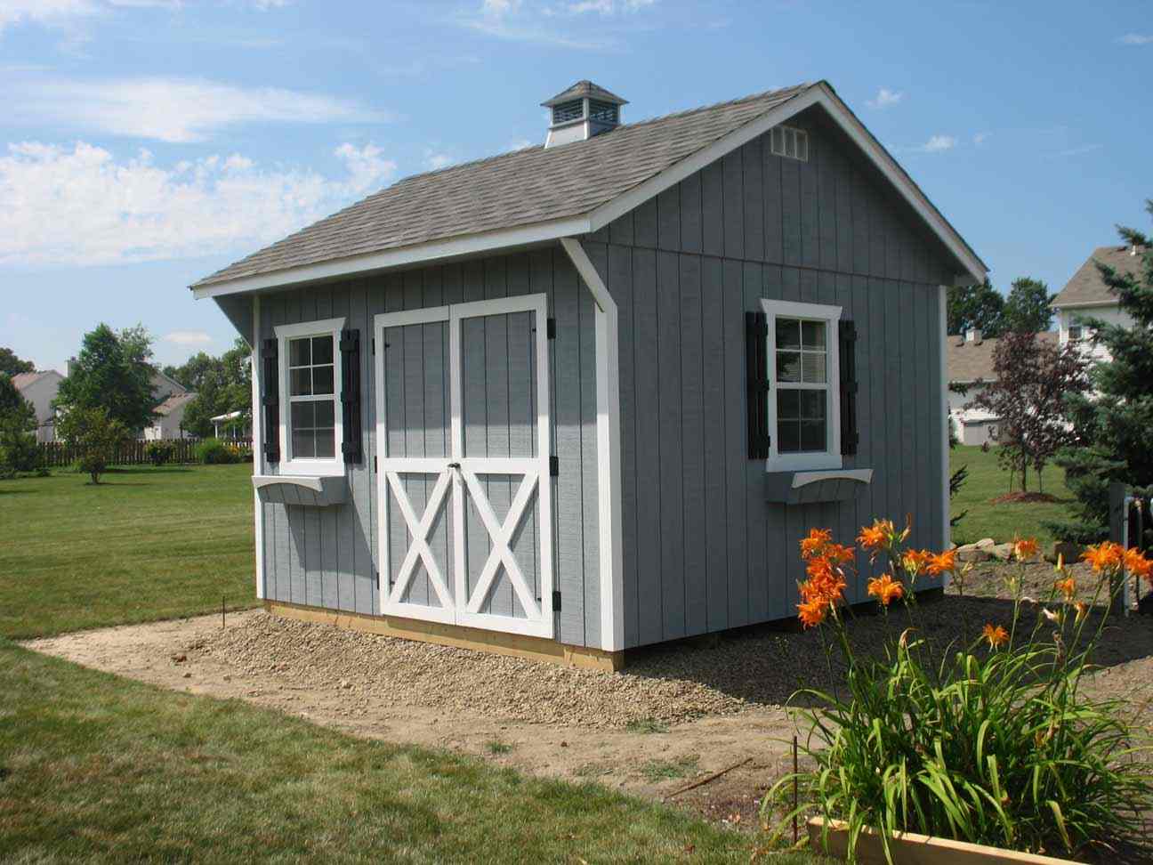 Carriage House Storage Shed Pricing & Options List ...