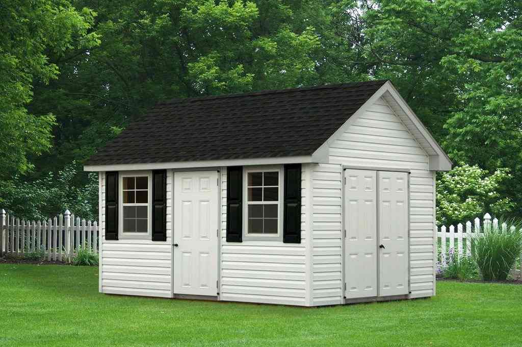 10x12 Cape Cod Style Shed with vinyl siding | Brochures 