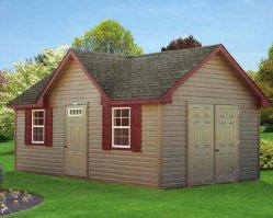 Victorian Storage Shed in Vinyl