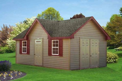 Victorian Storage Shed in Vinyl