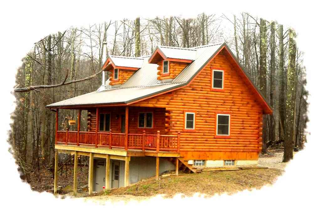 amish built modular log cabin homes & pricing in ohio - 48