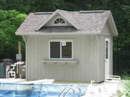 Small Poolside Pump House