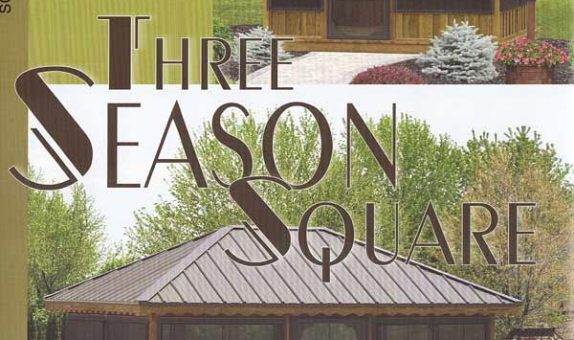 Square Three Season Gazebos