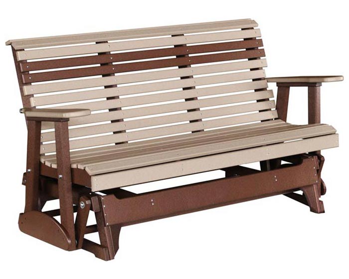 Poly on sale glider bench