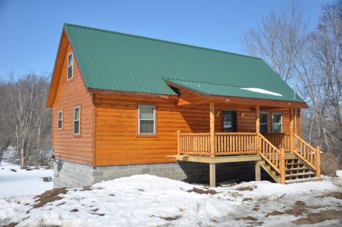 20x40 Log sided cabin