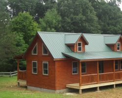 Log sided cabin