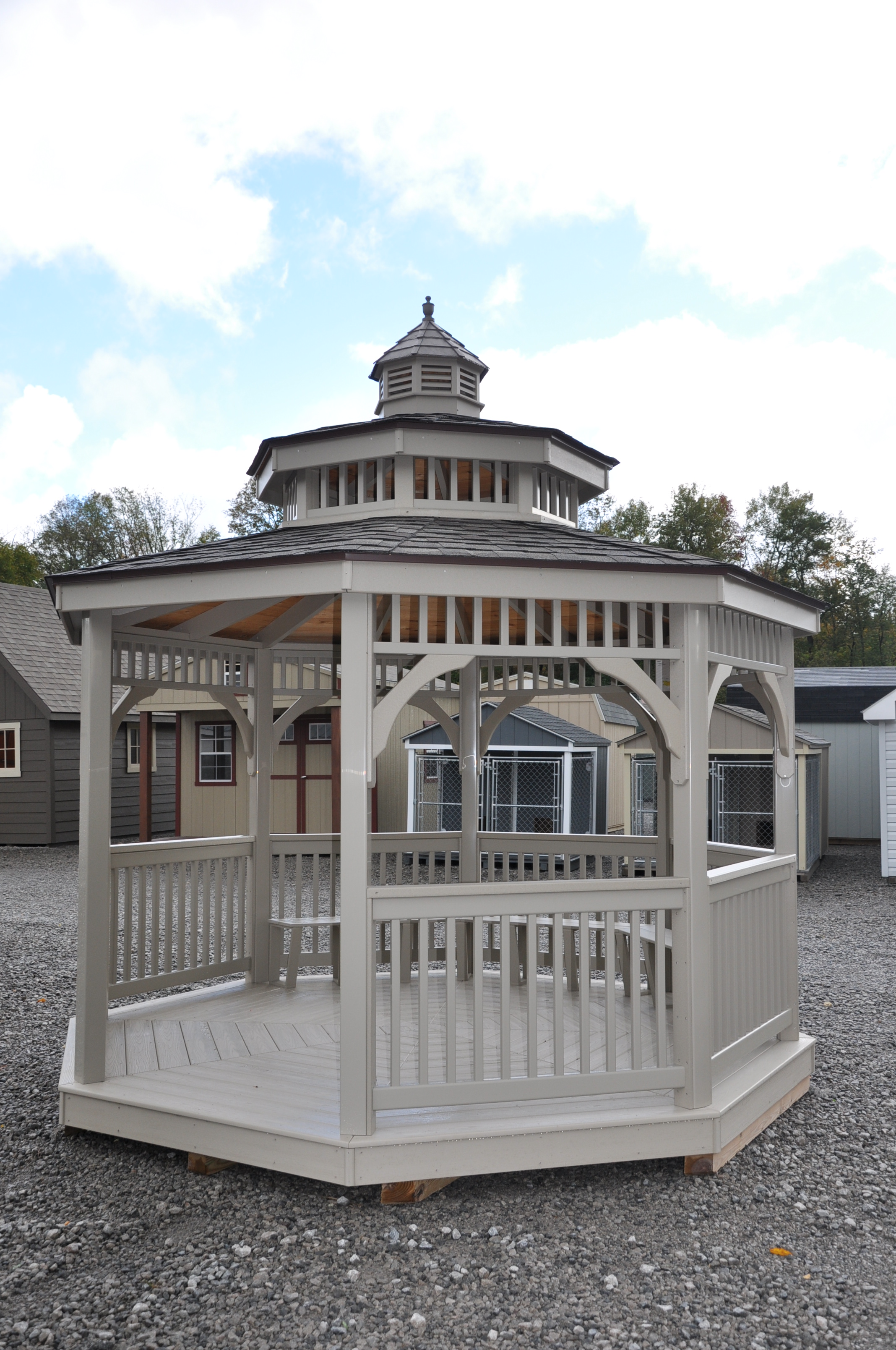 octagonal gazebo 12x12 on 12 X12 Vinyl Classic Octagon Gazebo Gazebos Sales Prices