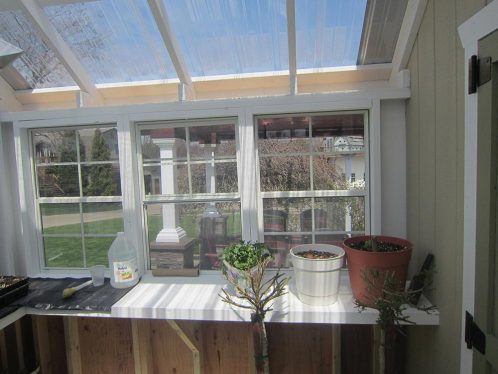 Farmhouse-Style Garden Shed