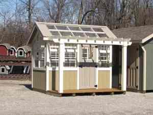 premium gardener's perfect 6' x 10' greenhouse potting