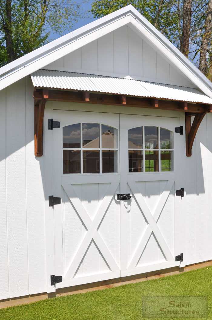 10'x18 farmhouse garden shed entertaining & recreation
