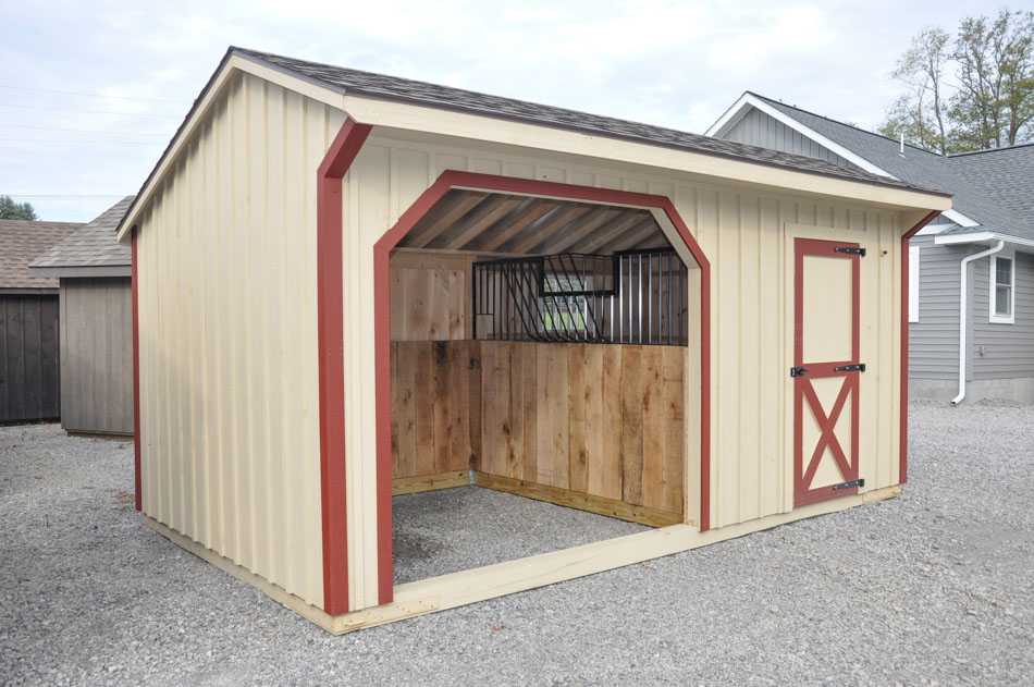10 X18 Run In Combo Horse Barns Sales Prices