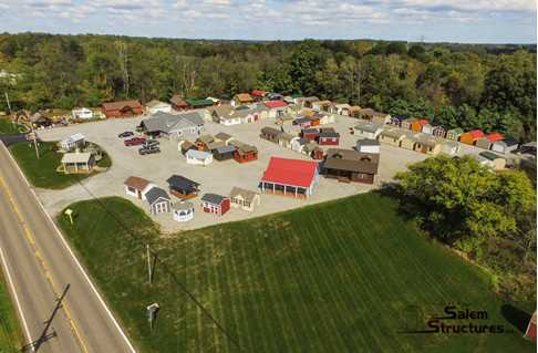 Aerial View of Salem Structures Property Location