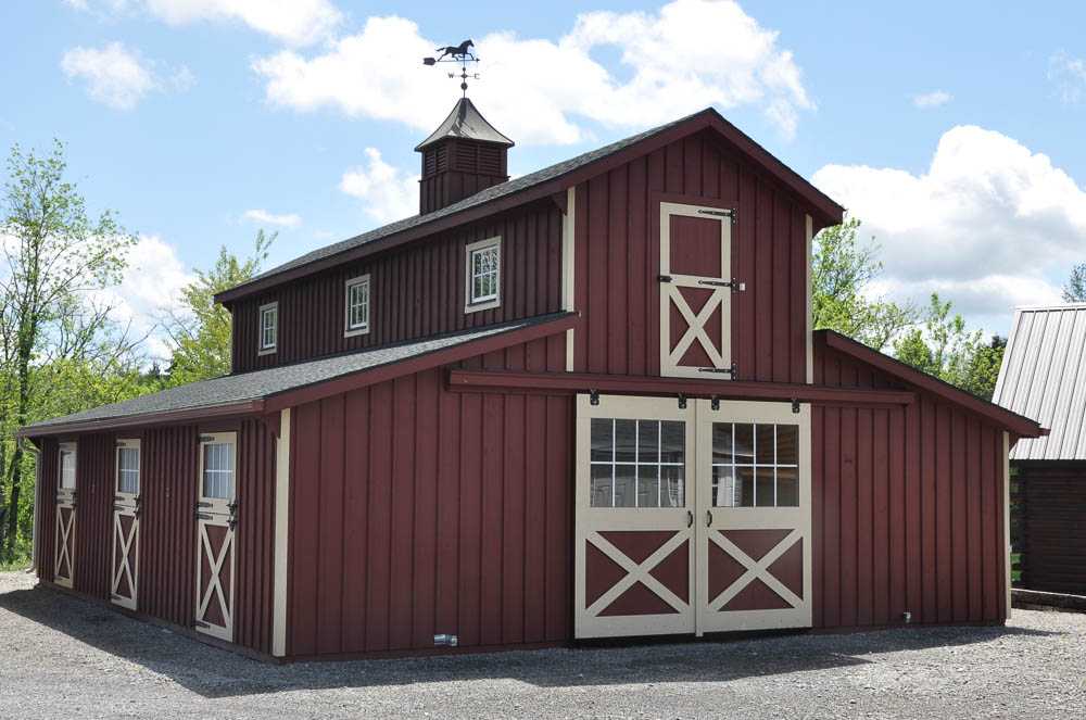 30x36 Monitor Horse Barn | Horse Barns Sales & Prices