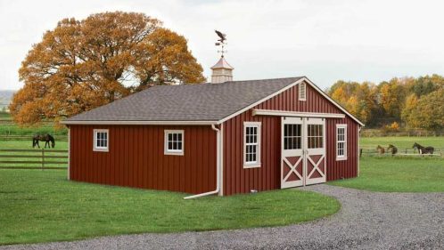 Salem Structures Trail Side Horse Barn