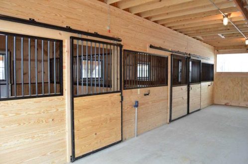 Monitor Horse Barn Interior