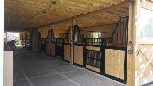 Monitor Horse Barn Interior