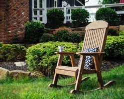 Poly Porch Rocker (Antique Mahogany