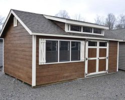 12x20 Cape Cod with shiplap