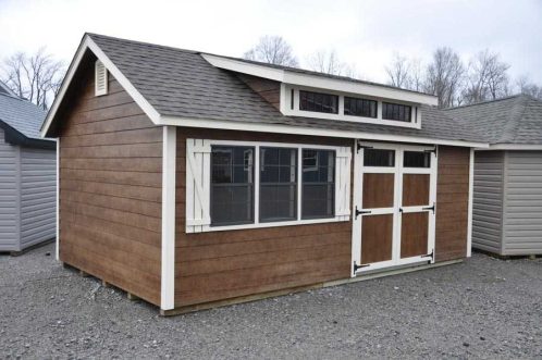 12x20 Cape Cod with shiplap