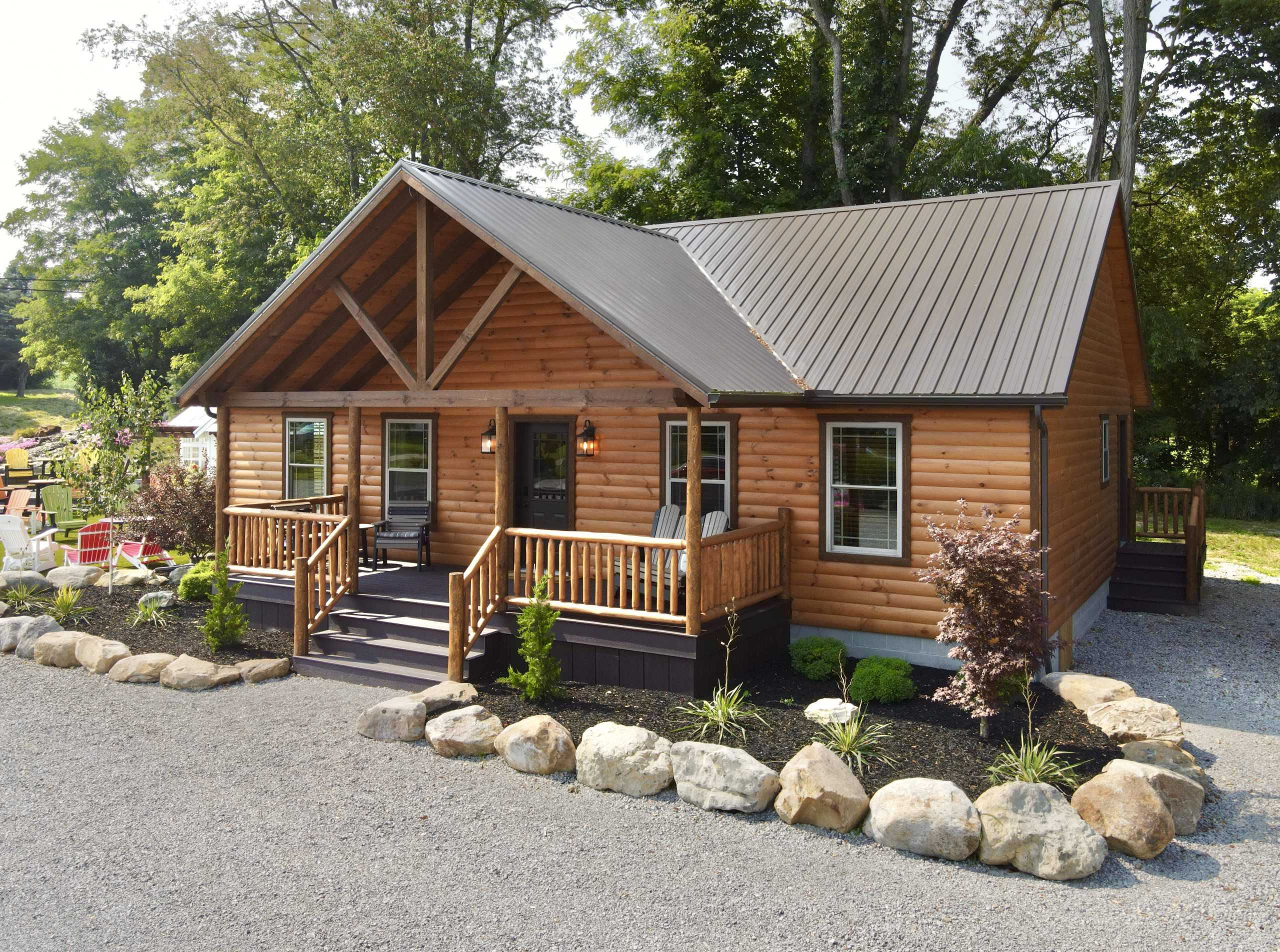 28'x42'/44' Sunset Ridge  Log Cabins Sales & Prices