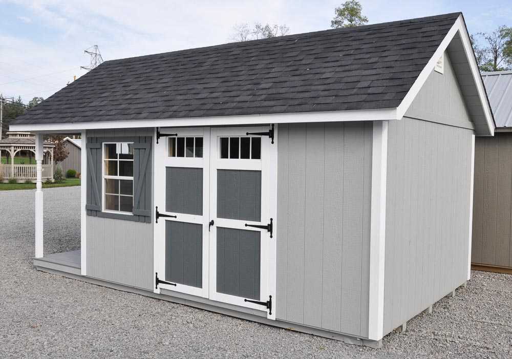 10x18 Cape Cod Cabin With Porch
