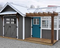 10x18 Farmhouse Garden Shed Salem Structures