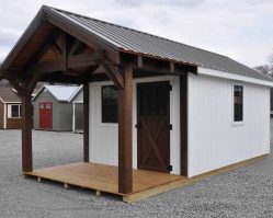 10x22 Workshop W/Timberframe Porch