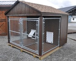 8x8 Double Dog Kennel