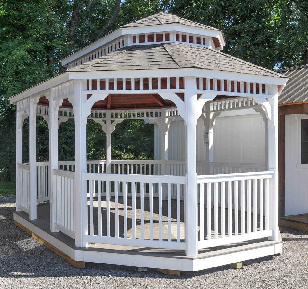 12x18 Oval Vinyl Gazebo Gazebos Sales & Prices