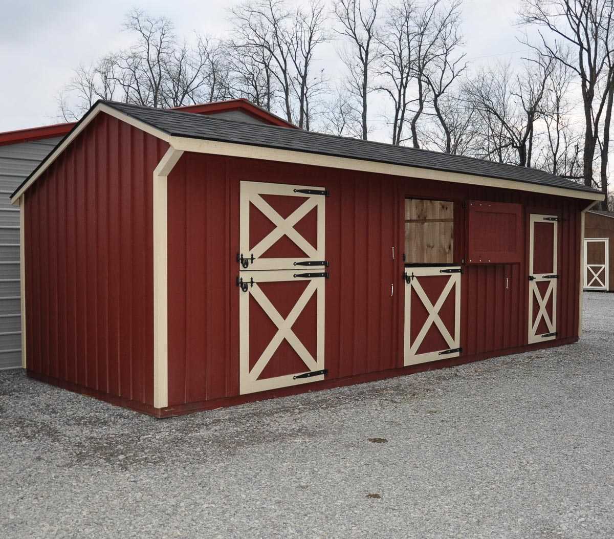 Horse Barns | Shed Row Horse Barns | Horse Shelter Sales in Ohio