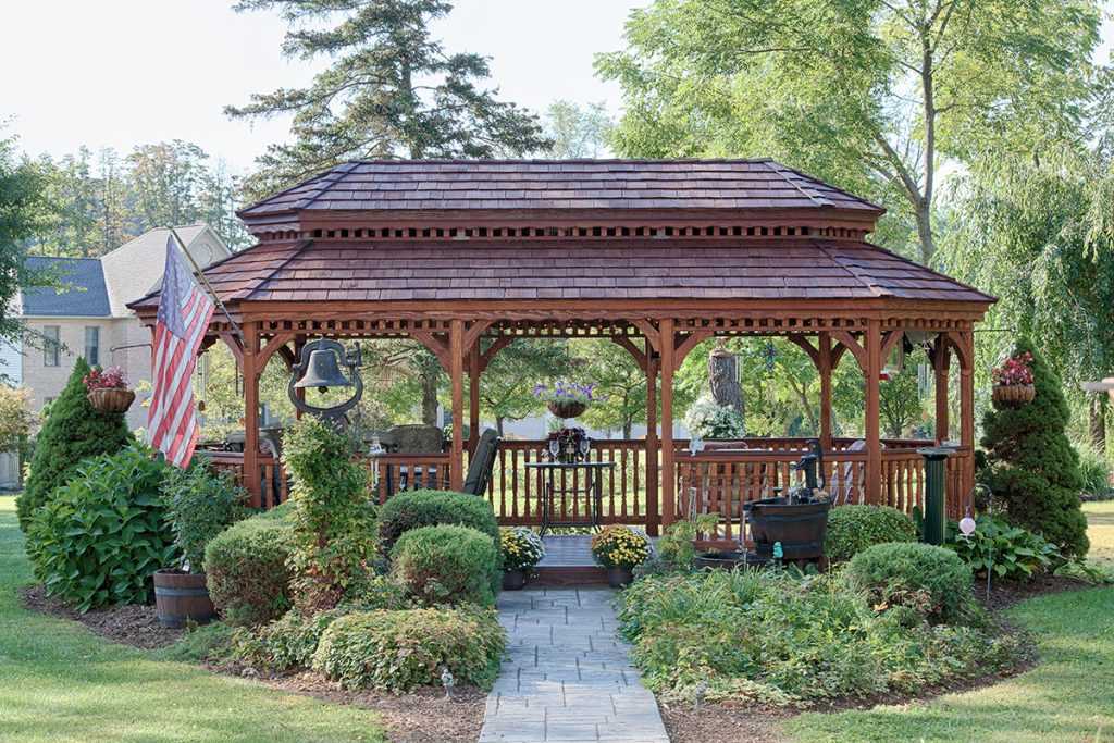 12'x24' Oval New England Style Wood Gazebo