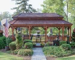 12'x24' Oval New England Style Wood Gazebo