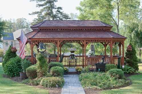 12'x24' Oval New England Style Wood Gazebo