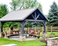 14'x16' Alpine Cedar Wood Pavilion 2023