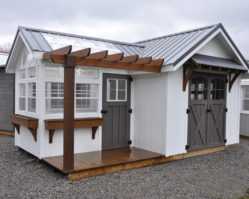 10'x18' Farmhouse Garden Shed
