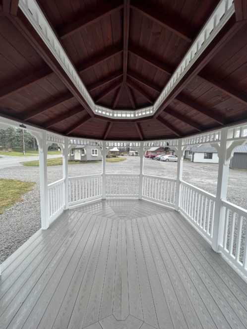 12'x18' Oval Vinyl Gazebo