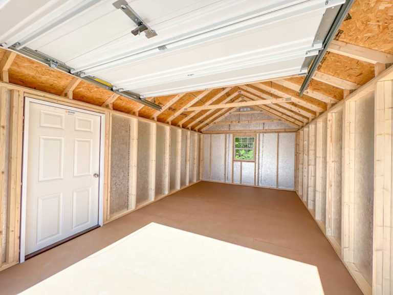 12x20 Hartford Primed Garage Overstock Items, Peak Style Garages