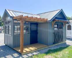 10x18 Farmhouse Garden Shed