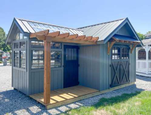 10x18 Farmhouse Garden Shed