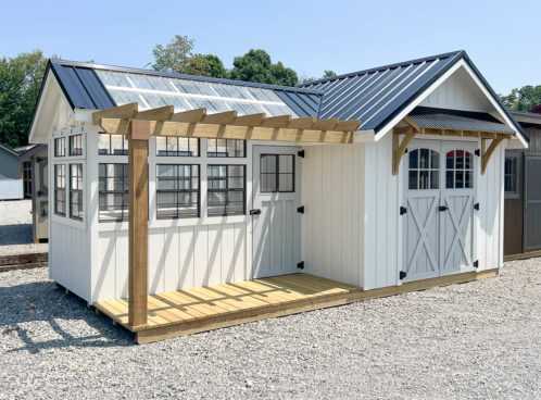 10x20 Farmhouse Garden Shed