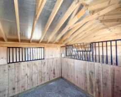 10x28 Shed Row Horse Barn