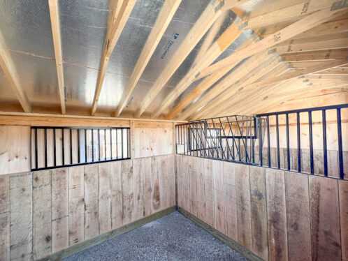 10x28 Shed Row Horse Barn