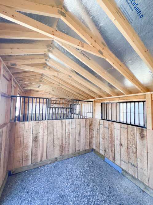 10x28 Shed Row Horse Barn